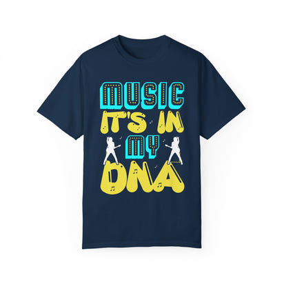 (Música)Camiseta unisex teñida en prenda