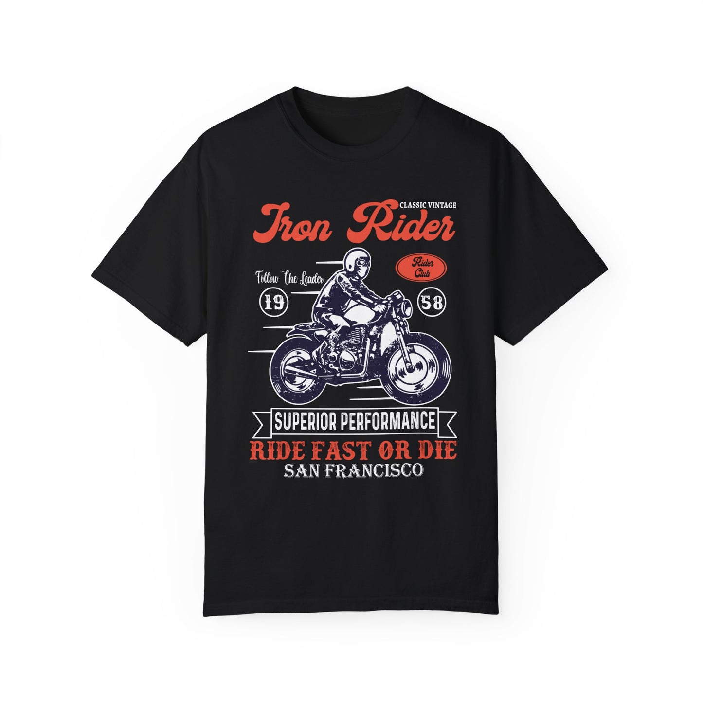 (Motorbike) Unisex Garment-Dyed T-shirt