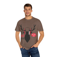 Weihnachtliches Unisex-T-Shirt, stückgefärbt 1