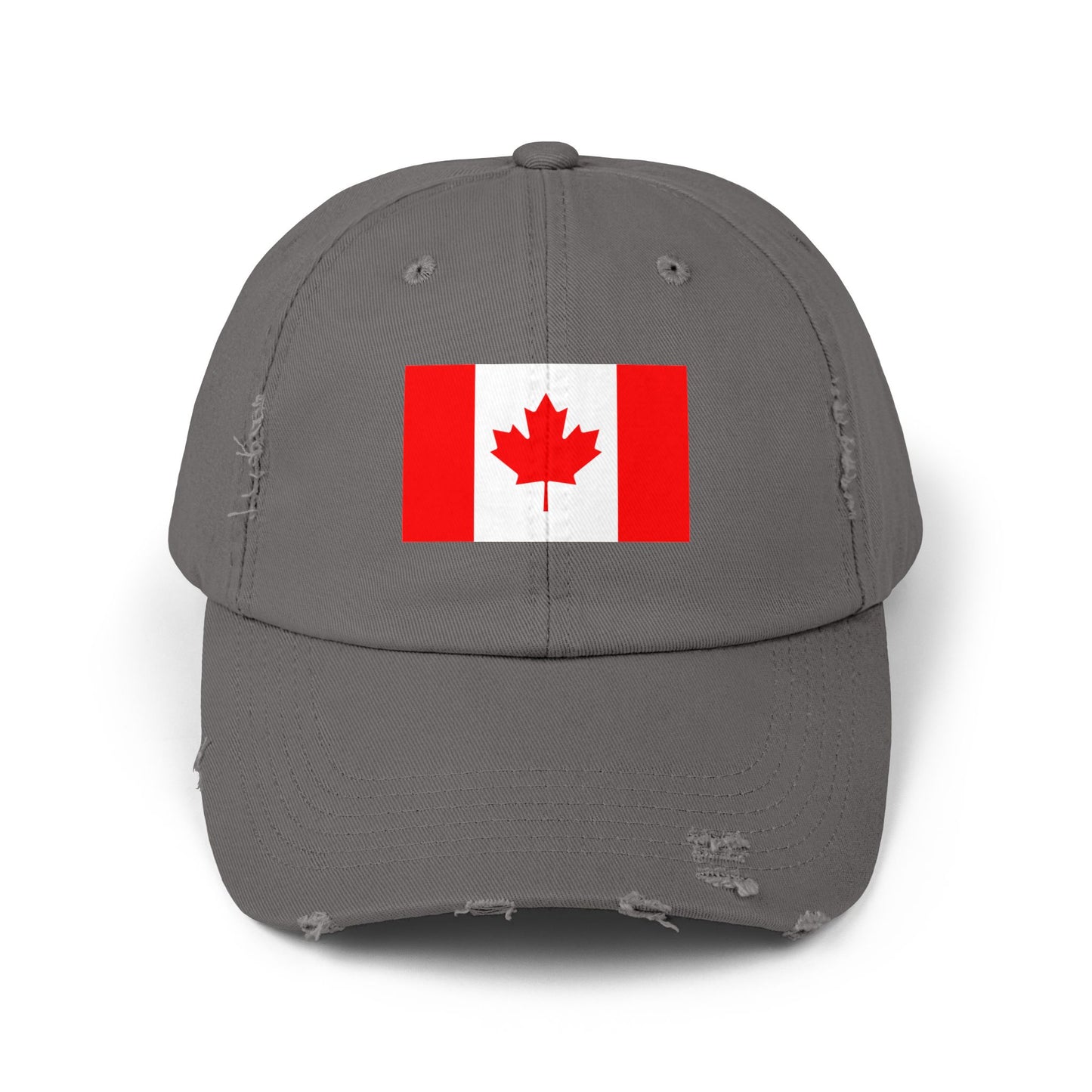 Unisex-Kappe mit abgenutztem Kanada-Flaggenmuster, lässige Mütze für Outdoor-Abenteuer, Fanartikel zum kanadischen Nationalstolz, Geschenkidee zum Canada Day, stylisches Sommeraccessoire