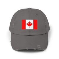 Unisex-Kappe mit abgenutztem Kanada-Flaggenmuster, lässige Mütze für Outdoor-Abenteuer, Fanartikel zum kanadischen Nationalstolz, Geschenkidee zum Canada Day, stylisches Sommeraccessoire