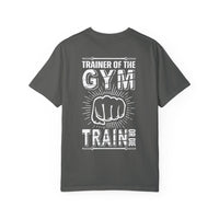 Camiseta unisex teñida de fitness (diseño en la espalda) 10