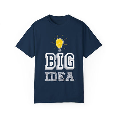 Unisex-T-Shirt aus stückgefärbtem Material