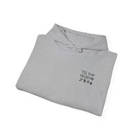 Weihnachtliches Unisex-Kapuzensweatshirt aus schwerem Mischgewebe