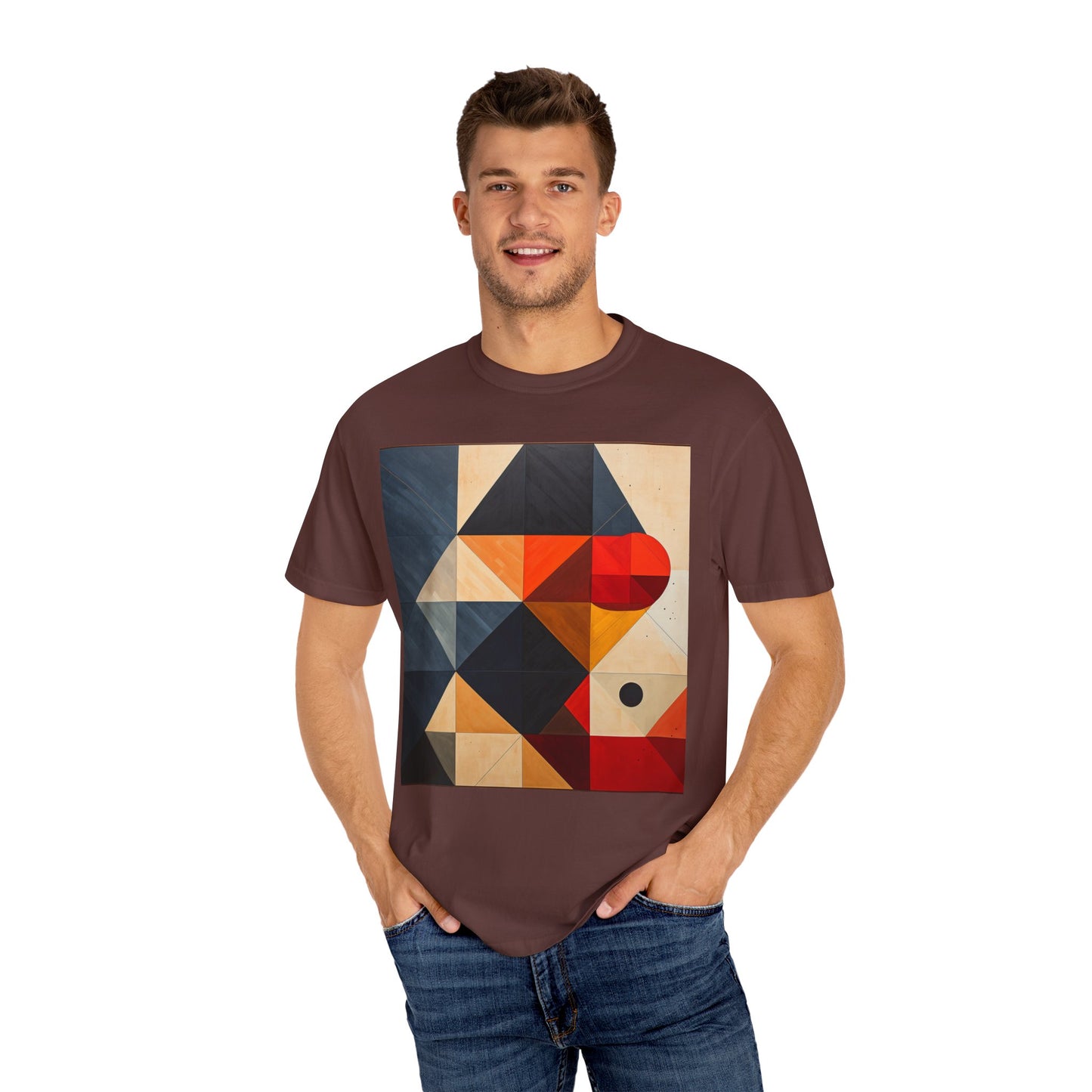 Artistic touch (Geometry) Unisex Garment-Dyed T-shirt