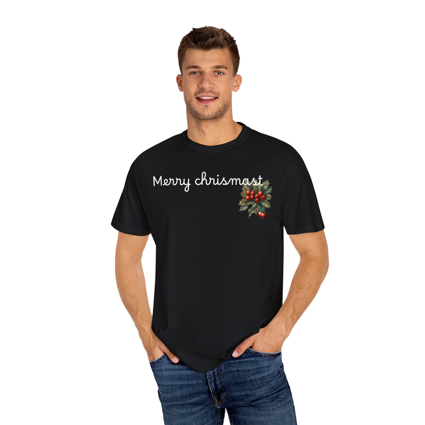 Christmas Unisex Garment-Dyed T-shirt