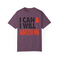 Unisex-T-Shirt aus stückgefärbtem Material