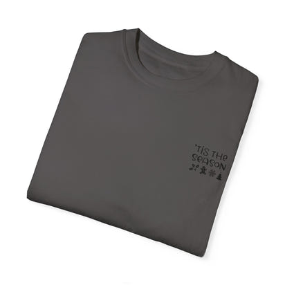 Unisex-T-Shirt aus stückgefärbtem Material