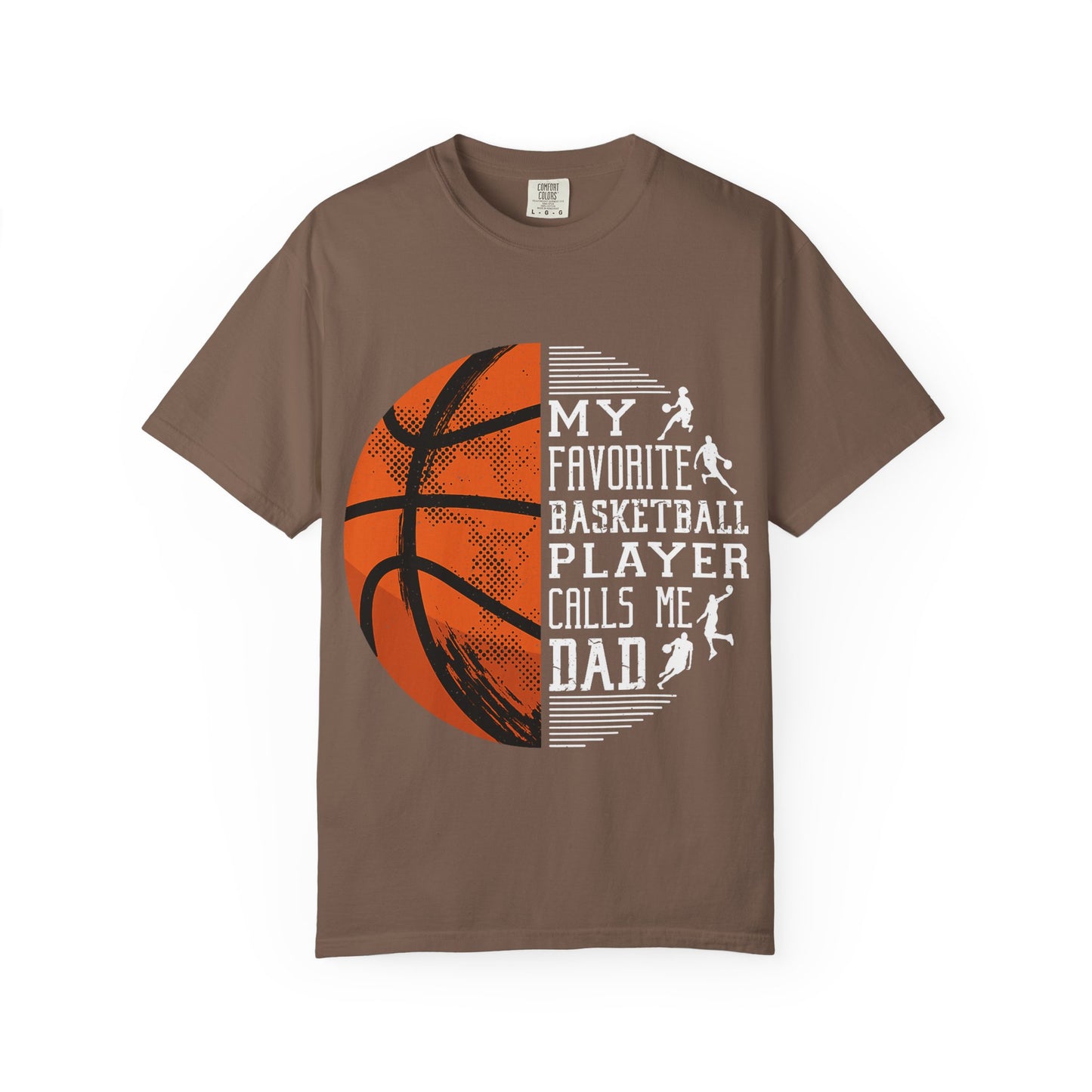 Mein Lieblingsbasketballspieler nennt mich Papa – T-Shirt, Unisex-Sportshirt, Geschenk für sportbegeisterte Väter, Vatertag, Basketball-Fan-Shirt