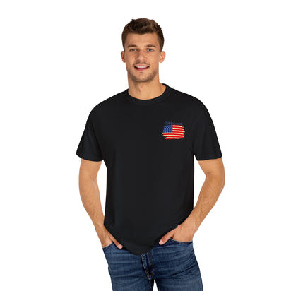 American Patriot Unisex Garment-Dyed T-shirt 9