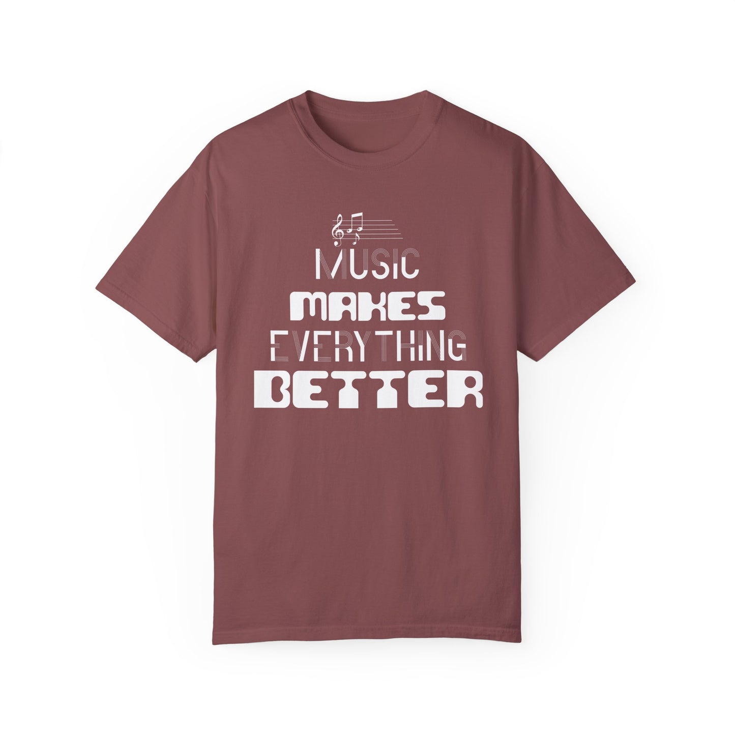 (Music)Unisex Garment-Dyed T-shirt