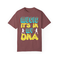 (Música)Camiseta unisex teñida en prenda