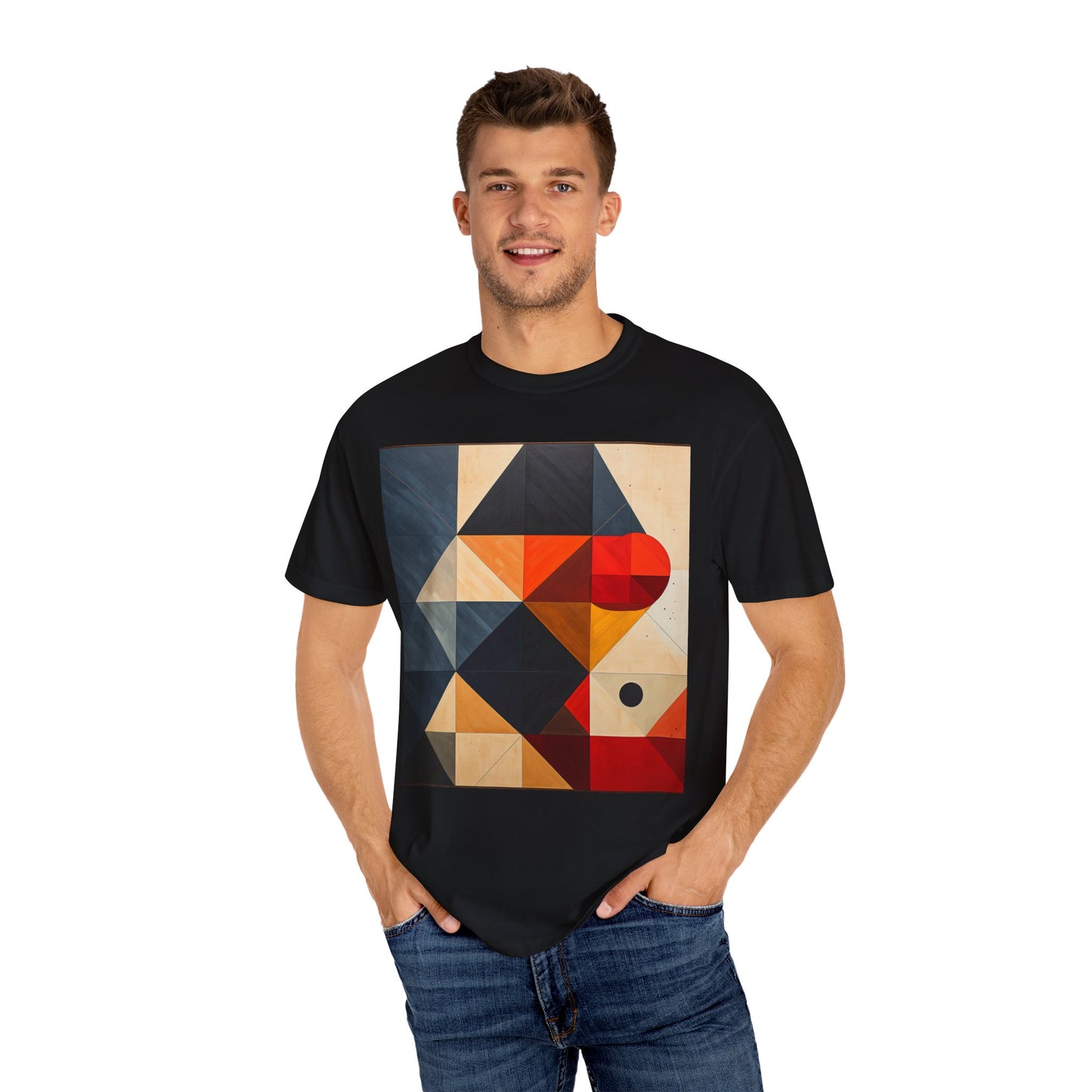 Artistic touch (Geometry) Unisex Garment-Dyed T-shirt