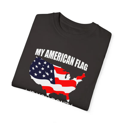 Militärisches Unisex-T-Shirt, stückgefärbt