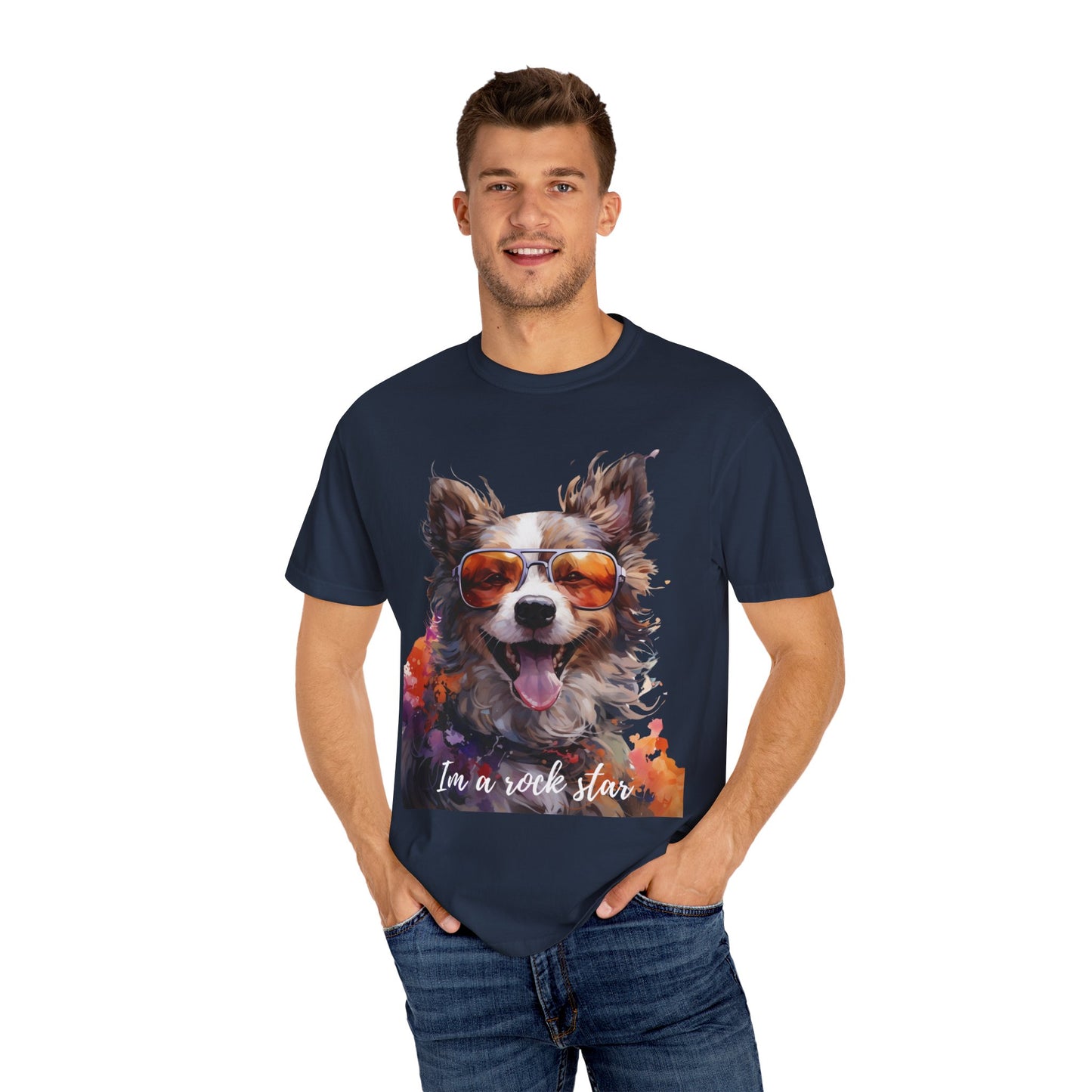 Artistic touch (Dogs) Unisex Garment-Dyed T-shirt