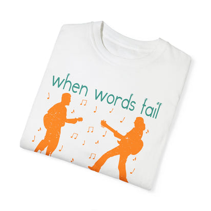 (Music)Unisex Garment-Dyed T-shirt