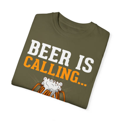 Unisex-T-Shirt aus stückgefärbtem Material