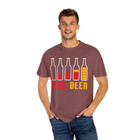 Unisex-T-Shirt aus stückgefärbtem Material