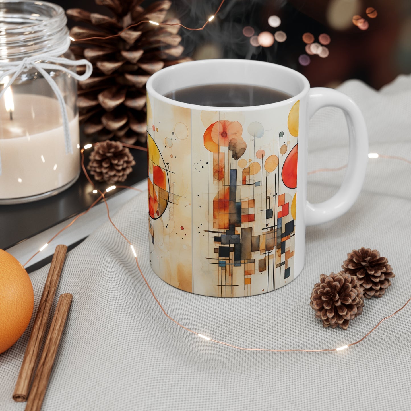 Mug artistic touch ceramic Mug 11oz