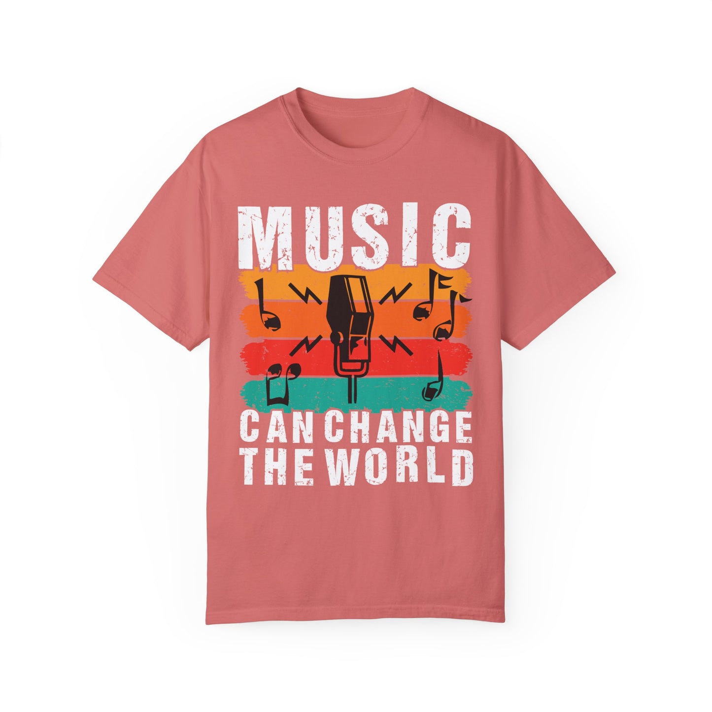 (Music)Unisex Garment-Dyed T-shirt