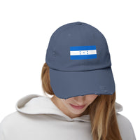 Baseballkappe mit Honduras-Flagge im Used-Look, Unisex-Baseballkappe, lässige Kopfbedeckung, Reiseaccessoire, Geschenk für Sie und Ihn