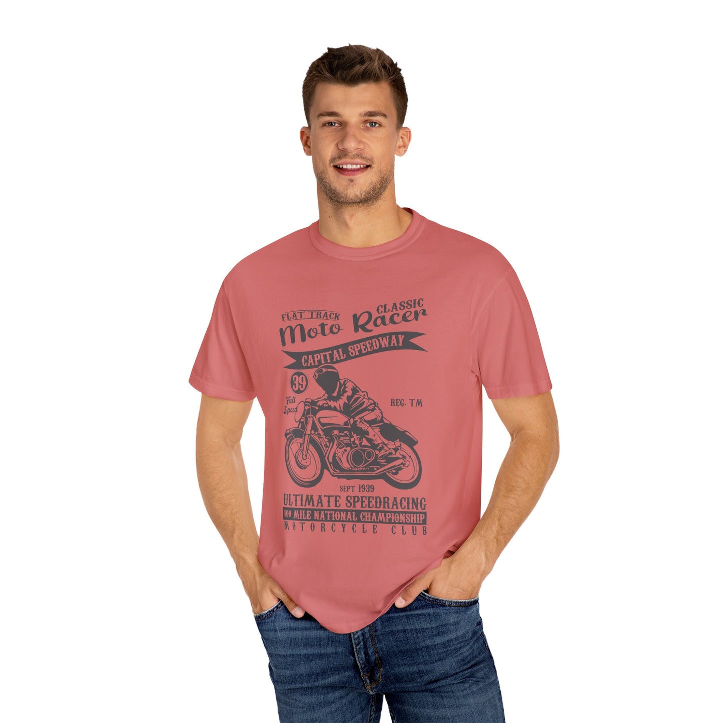 (Motorbike) Unisex Garment-Dyed T-shirt