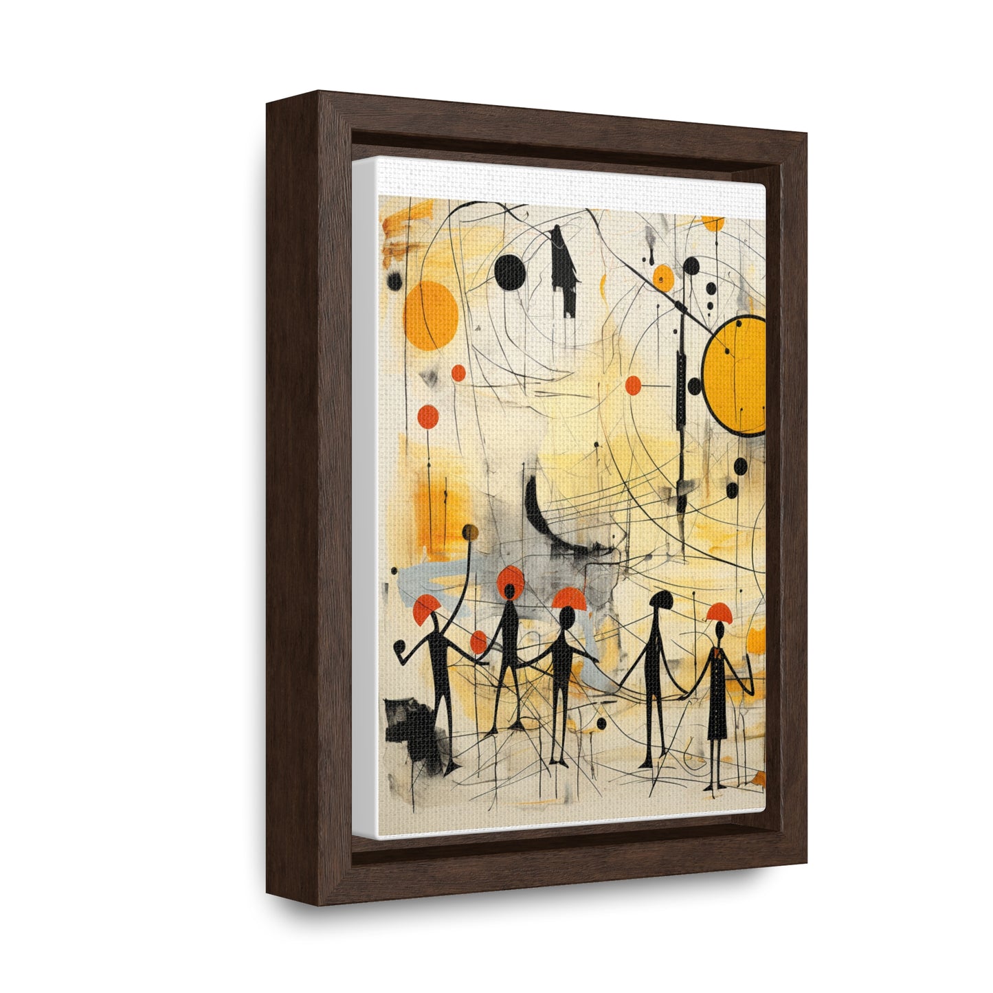 "Civilization" Gallery Canvas Wraps, Vertical Frame