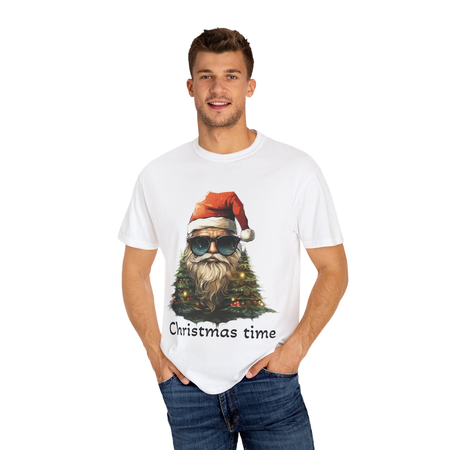 Christmas Unisex Garment-Dyed T-shirt