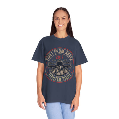 Militärisches Unisex-T-Shirt, stückgefärbt
