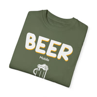 Unisex-T-Shirt mit Alkohol-Motiv, stückgefärbt