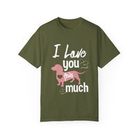 Camiseta unisex teñida en prenda