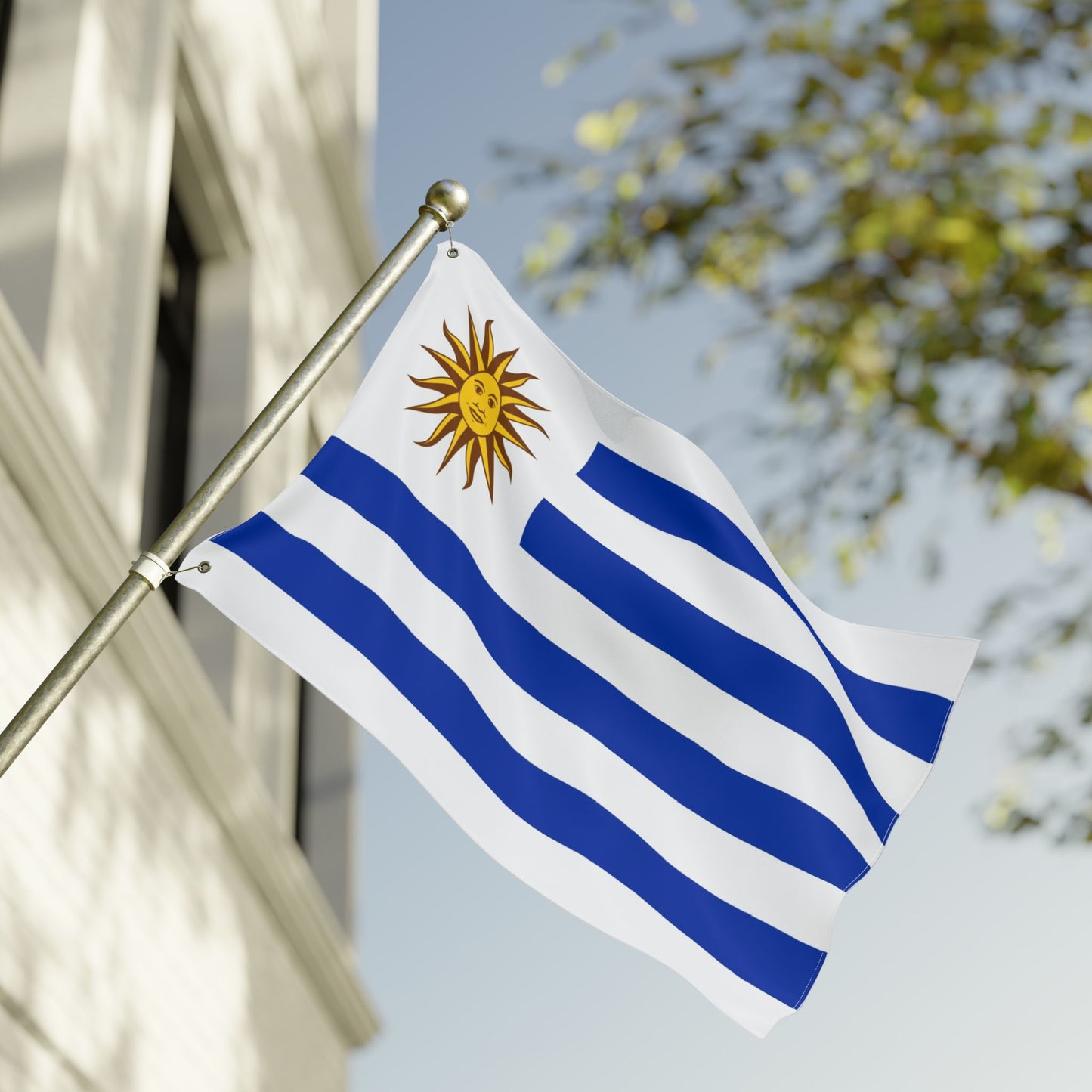 Uruguay Double Sided Flag for Outdoor Decor, Sports, Celebrations, Gift for Travelers, Independence Day Decoration