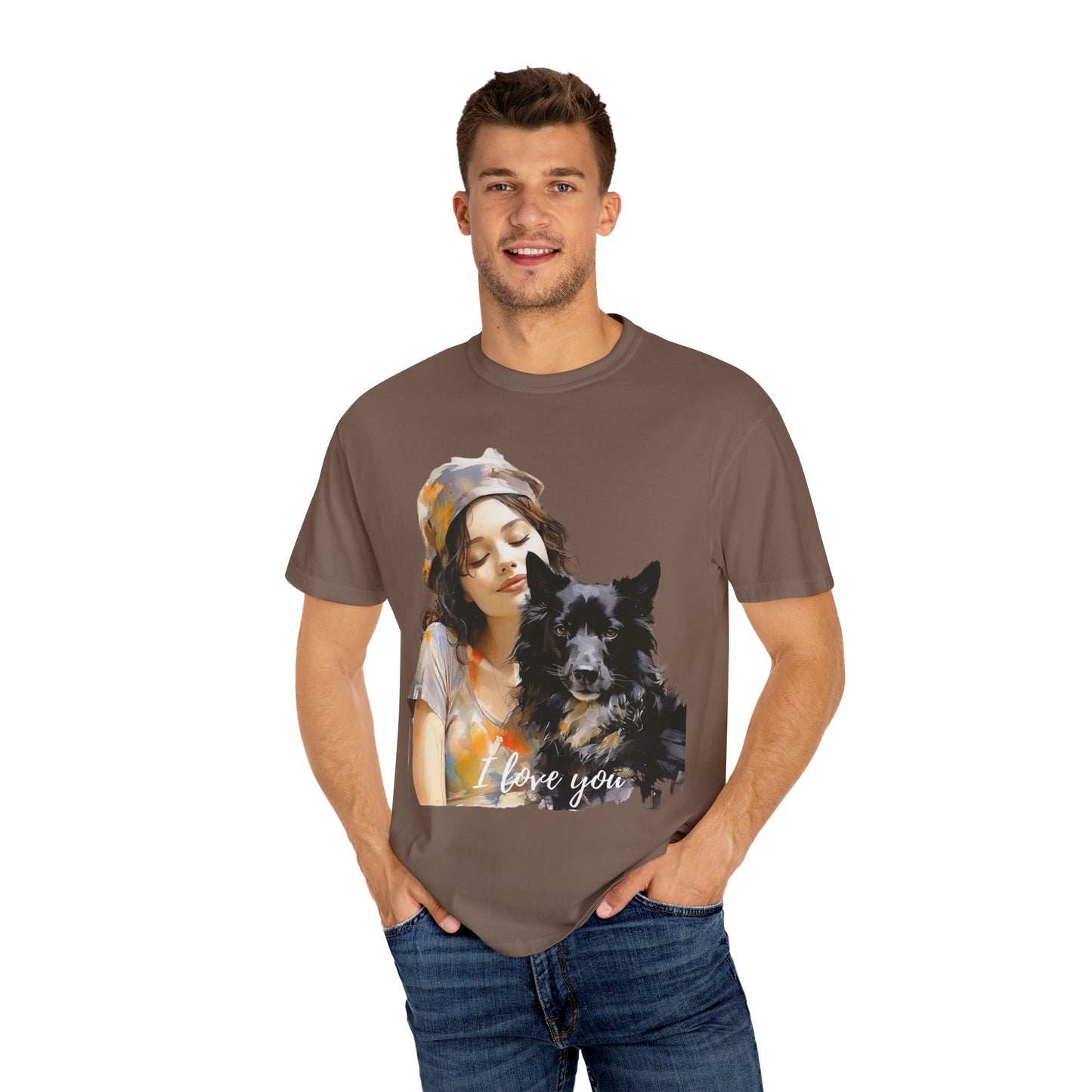 Artistic touch (Dogs) Unisex Garment-Dyed T-shirt