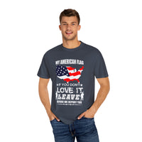 Militärisches Unisex-T-Shirt, stückgefärbt