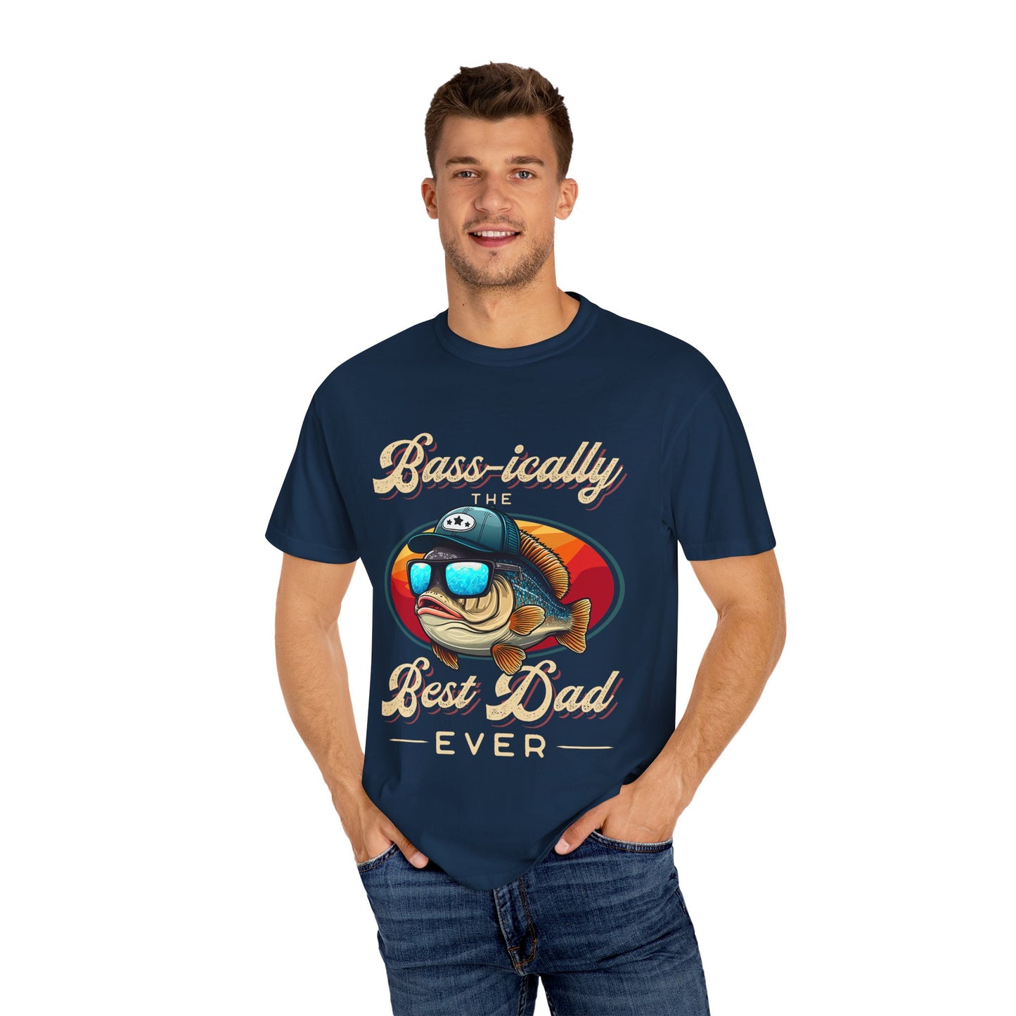 „Der beste Papa aller Zeiten“-T-Shirt, Unisex-Angel-T-Shirt, Geschenk für Papa, Freizeit-T-Shirt für Outdoor-Aktivitäten, lustiges Vatertags-Shirt