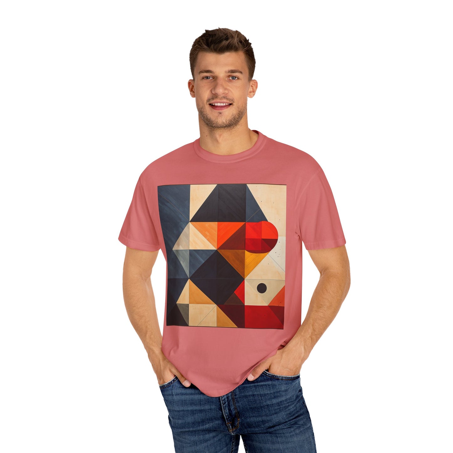 Artistic touch (Geometry) Unisex Garment-Dyed T-shirt