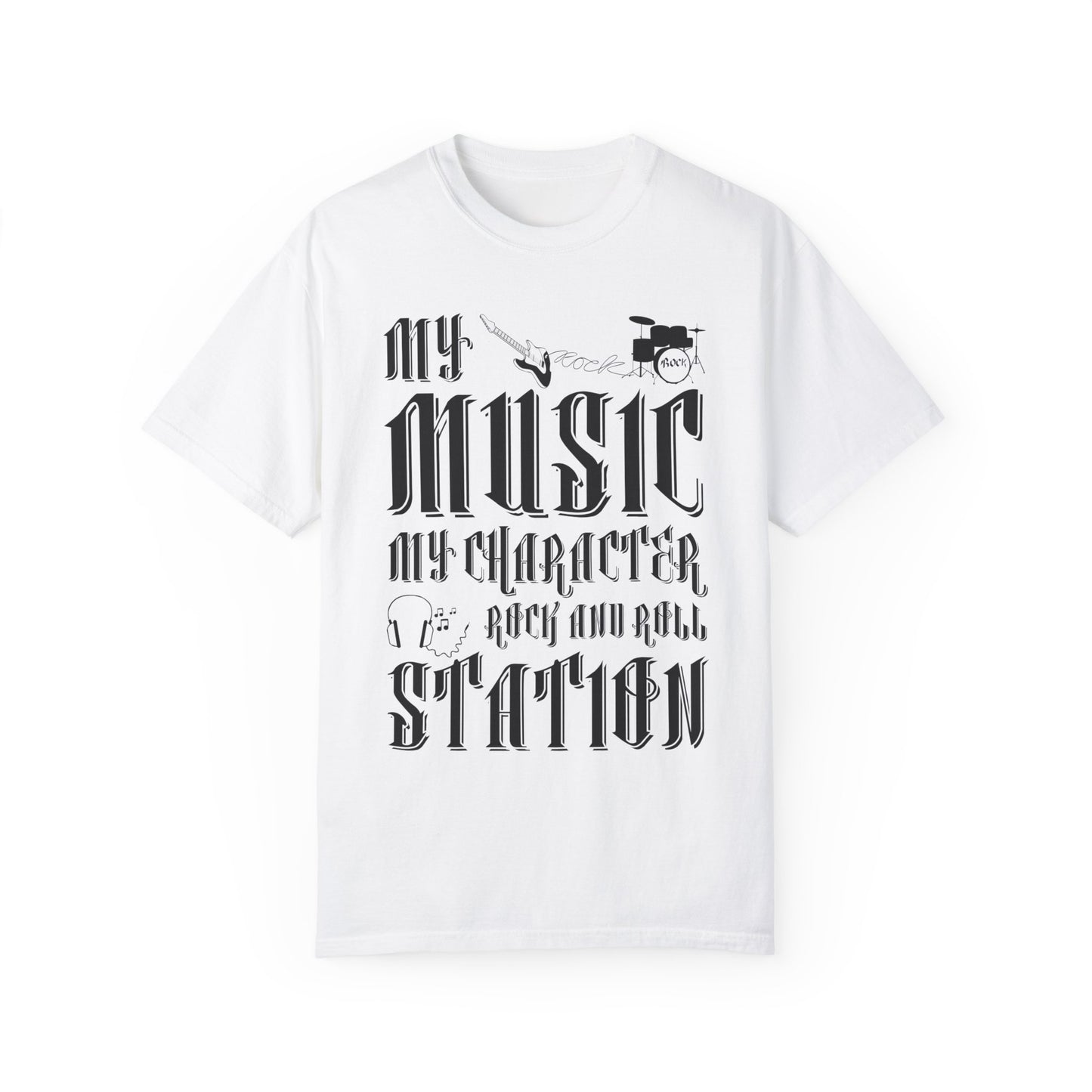 (Music)Unisex Garment-Dyed T-shirt