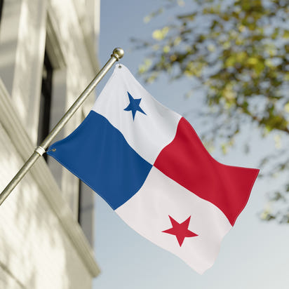 Bandera exterior Panamá.