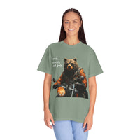 Camiseta unisex teñida con toque artístico (moto)