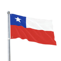 Bandera vibrante de doble cara para decoración del hogar y el jardín, bandera para exteriores, bandera de Chile, pancarta decorativa, decoración de patio, orgullo nacional