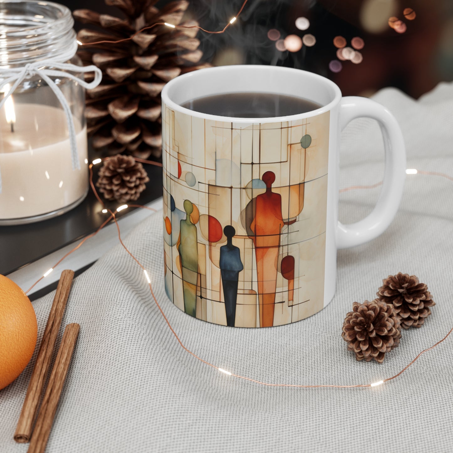 Mug artistic touch ceramic Mug 11oz