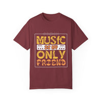 (Música)Camiseta unisex teñida en prenda
