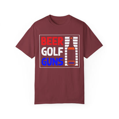 Unisex-T-Shirt aus stückgefärbtem Material