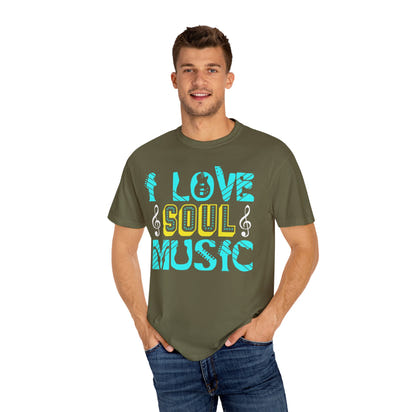 (Música)Camiseta unisex teñida en prenda