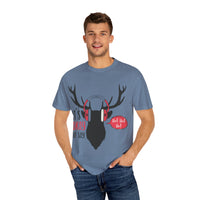 Weihnachtliches Unisex-T-Shirt, stückgefärbt 1