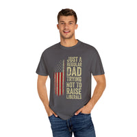 Unisex-T-Shirt mit Papa-Humor, lustiges Papa-Shirt, Vatertagsgeschenk, Freizeit-T-Shirt, patriotische Kleidung für Väter
