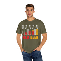 Unisex-T-Shirt aus stückgefärbtem Material