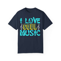 (Música)Camiseta unisex teñida en prenda
