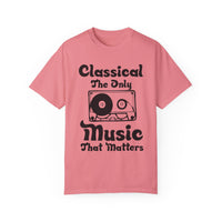 (Música)Camiseta unisex teñida en prenda