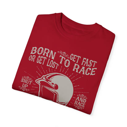 (Motorrad) Unisex-T-Shirt, stückgefärbt